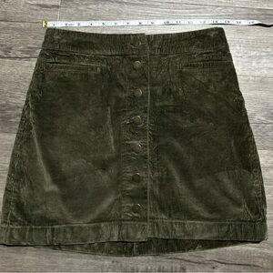 Women’s Wilfred Aritzia Cord Button Up Skirt size 8